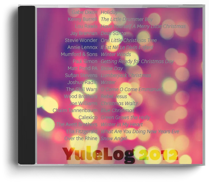 Yule Log 2012 CD case