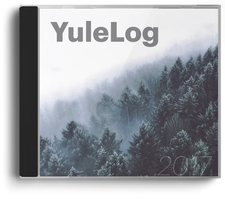 Yule Log 2017 CD case