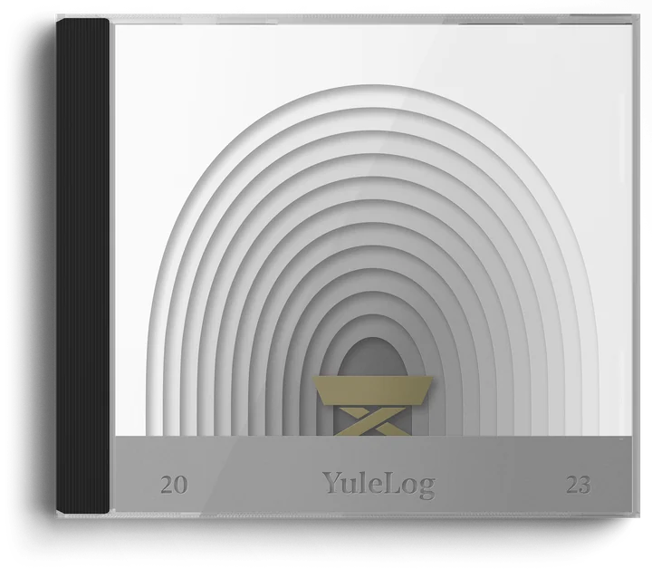 Yule Log 2023 CD case